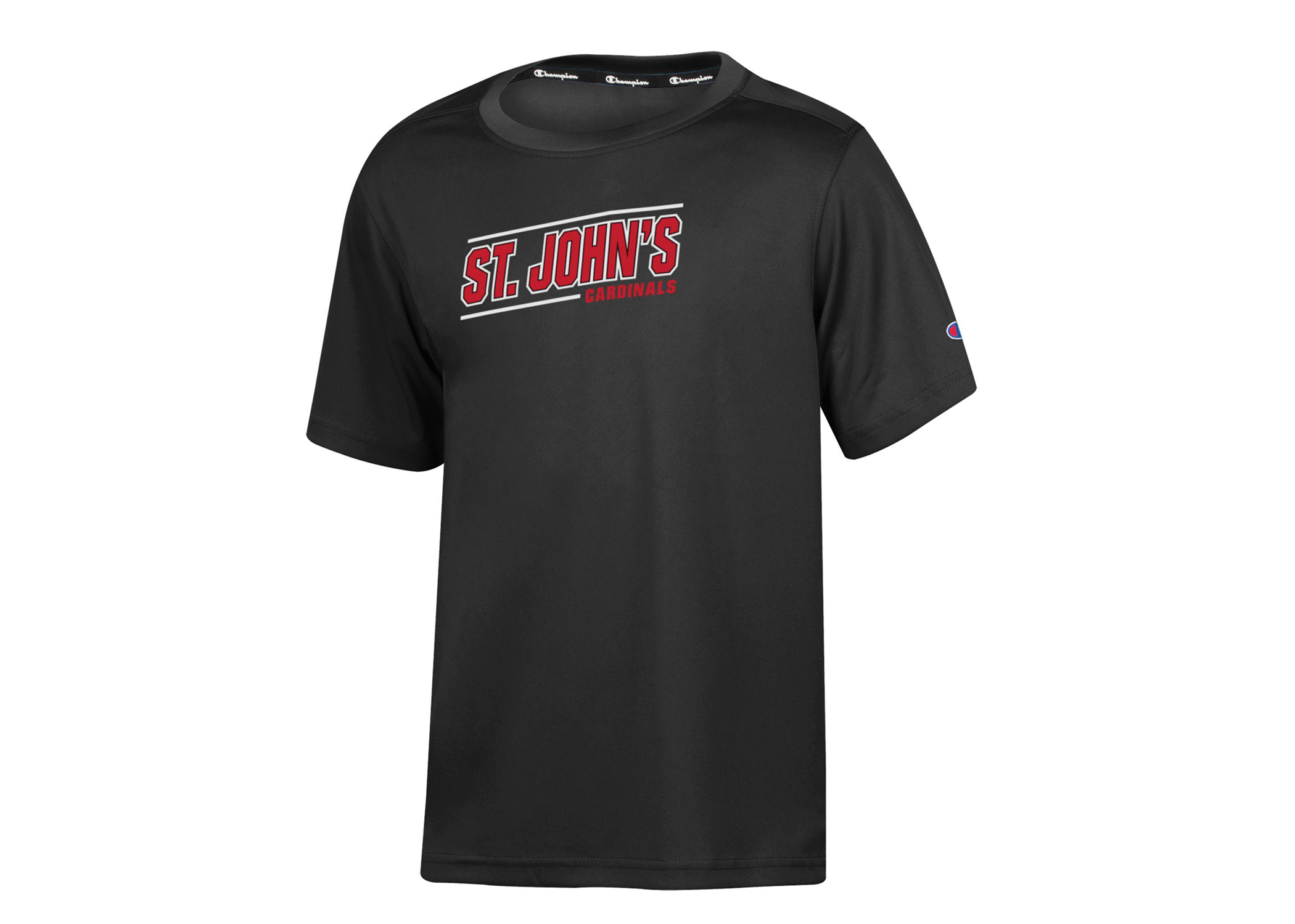 champion-youth-black-stadium-collection-ss-poly-tee-st-john-s